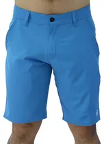 Short de Golfe Joog Poliéster Azul Turquesa - Masculino