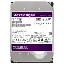 HD Western Digital 14TB WD Purple Pro Surveillance 3.5" SATA 3 7200RPM - WD142PURP (Garantia BR)