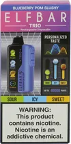 Vape Descartável Elf Bar Trio Blueberry Pom Slushy 40000 Puffs