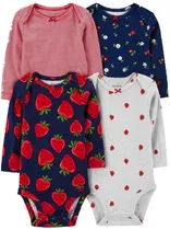 Body Carter's 1P879210 - Feminino (4 Unidades)