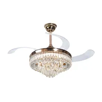Ventilador de Teto Satellite A-FAN004 - com Luminária - 220V - Dourado
