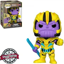 Funko Pop Marvel Black Light Thanos *Ex* 909