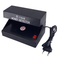 Detector de Dinheiro Falso Electric Money Detector AD-118AB Ultraviolet / 110-220V ~ 50HZ - Preto