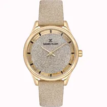 Relógio Feminino Daniel Klein DK.1.12667-3 - Gold Glitter