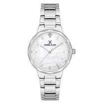 Relogio Analogico Feminino Daniel Klein DK.1.12702-1 Premium Ladies / Pulseira de Aco Inoxidavel - Prata