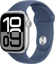 Apple Watch S10 (GPS) Caixa Aluminio Silver 42MM Pulseira M/L Sport Denim MWWC3LW