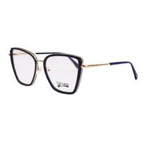 Armacao para Oculos de Grau RX Visard JBO1125 53-17-140 C2 - Azul/Dourado