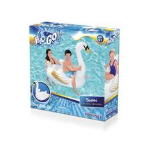 Bestway Flotador Salvavidas Cisne Blanco Inflable 122X122CM