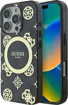 Capa Guess para iPhone 16 Pro GUHMP16LH4PYEEK - Black Golden