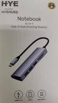 Hub USB-C Hye HYEHU52 USB3.0*3/SD-Microsd/5EN1