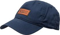 Bone 5.11 Tactical Leather Box Logo Cap 89200-721 - Navy