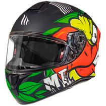 Capacete MT Helmets Targo Truck A2 Matt - Fechado - Tamanho XL - Fluor Yellow