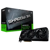 Placa de Vídeo RTX5070TI 16GB MSI Shadow 3X Oc 912-V531-097 G507T-16S3C GDDR7