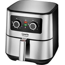 Fritadeira Eletrica Quanta QTAF500 110V - Preto/Prata 5.5L