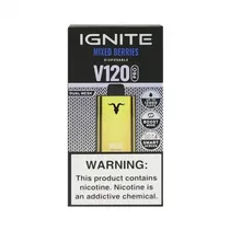 Dispositivo Descartavel Ignite V120 Pro 12000 Puffs Gold Mixed Berries