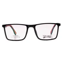 Armação para Óculos de Grau RX Visard 9111 53-19-142 C-1 -Preto/Vermelho