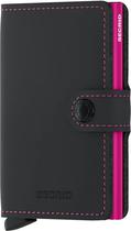 Carteira para Cartao Secrid Miniwallet - MM Matte Black Fuchsia