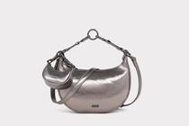 Fiore Cartera Media Luna 2EN1 FBP9108 Silver