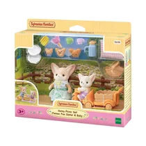 Kit de Juego Epoch Sylvanian Families Sunny Picnic Set Fennec Fox Sister & Baby 5698