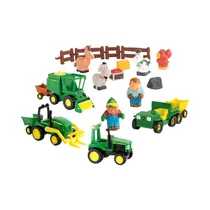 Kit de Juego Tomy John Deere Kids Fun On The Farm Playset TBEK34984 20 Piezas