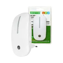 Luz LED de Guía Con Sensor Taschibra 4000K 1W Bivolt Blanco