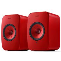 Caixa de Som Kef LSX Wireless Bookshelf Red Par