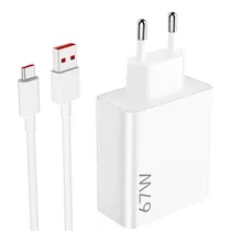 Carregador Xiaomi MDY-12-Eh - 67W - USB - com Cabo USB/USB-C - Branco