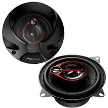 Alto-Falante 4 Pioneer TS-R1051S 3 Vias 30 Watts - Preto/Vermelho