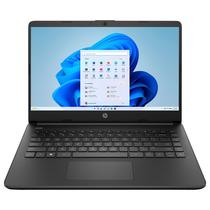 Notebook HP 14-DQ0761DX Intel Celeron N4120 Tela HD 14" / 4GB de Ram / 128GB Emmc - Preto (Ingles)