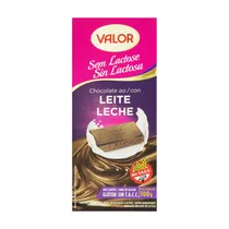 Chocolate Valor Sin Lactosa Leche 100G