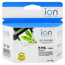 Cartucho de Tinta Ion H-61XL CH564W para Impressoras HP - Colorido