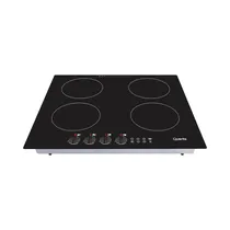 Cocina Eléctrica de Inducción Quanta QTCEIN800 4 Hornallas 220V Negro - Plata