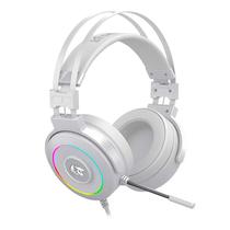 Headset Gaming Redragon H320W-RGB LAMIA2 USB/RGB/40MM - White (com Base)