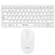 Teclado+Mouse Wireless FTX GK03 Branco Espanol