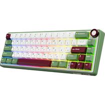 Teclado Mecanico Royal Kludge RK65 60% RGB Linear Switch Chartreuse - Green Sand