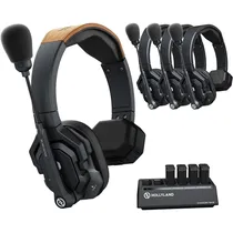 Sistema de Fones de Ouvido Hollyland Solidcom SE-4S Single - Preto 4 Unidades