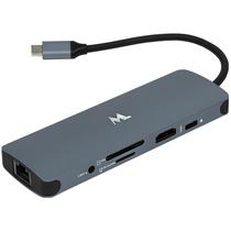 Hub USB-C Mtek DS-91TC com 3 Portas USB 3.0 /HDMI e USB-C - Cinza