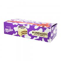 Alfajor Milka Triplo Mousse Branco Caixa c/ 6 Und