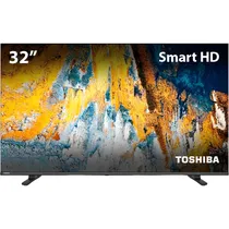 Televisor Smart LED Toshiba 32V35MS 32" HD Vidaa Os Wifi - Preto + Suporte para TV