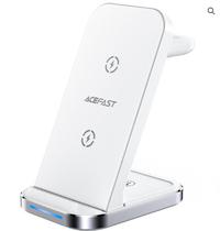 Carregador Acefast E15 15W Wireless Blanco 3EN1