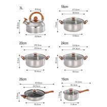 Kit Panela Cookware Set 6PCS