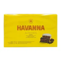 Alfajor Havanna Misto Branco e Preto com Recheio de Doce de Leite Caixa c/ 6X55G