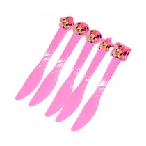 Facas Descartaveis para Festa Party Favlors Minnie 10PCS