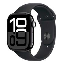 Apple Watch S10 GPS 42MM MWWE3LW/A Aliminum Case Black Sport Band s/M