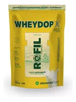 Elemento Puro Whey Refil Wheydop X Leite Em Po Plastico 900 G/ 36 Servs Amarillo