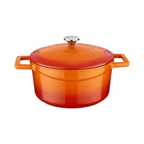 Cacerola de Hierro Fundido Lava LVYTC22K1O 3.4L 22 CM Naranja