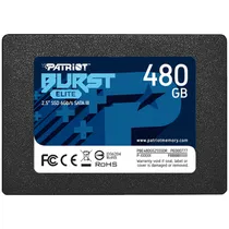 SSD 2.5" Patriot Burst Elite PBE480GS25SSDR de 480GB Até 450MB/s de Leitura - Preto