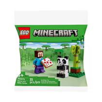 Juguete de Construccion Lego Minecraft Steve And Baby Panda 30672 35 Piezas