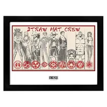Abystyle Poster One Piece Straw Hat Crew Framed Print 2187