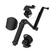 Tripe Dobravel 4LIFE Versaflex Colletion Monopod Selfie 3-Way Stick FL1191 para Camera de Acao Gopro - Preto